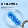 Cepillo de limpieza para tuberías de agua de acuario, cepillo para tuberías rígidas de acero inoxidable con refrigeración por agua para entrada y salida de tuberías de tanque de filtro, estanque de peces