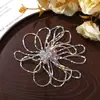 Bloqueo de Color Versátil Cristal Iridiscente Pedrería Flor DIY Hecho a Mano Cuentas Horquilla Accesorio para el Cabello Pendiente Materiales Mayoreo