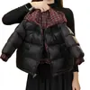 Nueva colección de invierno 2026: chaquetas acolchadas de algodón gruesas y elegantes para niños y niñas, diseño reversible, ropa exterior de moda