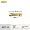 Pestillo de Perno de Puerta Engrosado de Cobre Puro Hebilla de Cerradura Antigua China Hebilla de Cadena Retro de Cobre Puro Hebilla de Puerta Cerradura de Puerta Puerta de Armario de Puerta