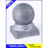 Capa de bola redonda para cerca de ferro forjado capa de bola de ferro galvanizado cabeça de coluna estampada oca capa de coluna bola decorativa capa de bola para poste vertical de tubo quadrado