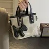 Bolso de Moda para Primavera para Mujer 2026 Nuevo Modelo Bolso Cruzado de Bloques de Color Vintage de Alta Gama Bolso Pequeño Primavera-Verano Bolso de Hombro para Mujer