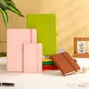 Atacado Spot Caderno com Alça de Comércio Exterior A5 A6 Caderno com Elástico PU Bloco de Notas com Logo Simples