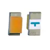Tubo LED emisor de luz amarillo dorado 0402 personalizado, chip LED blanco cálido dorado, fábrica de perlas de lámpara LED blanco cálido 0402