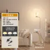 Estante moderno de mármol transfronterizo con iluminación LED, adecuado para usar como lámpara de pie en la sala de estar, junto al sofá, o como lámpara de noche en el dormitorio, creando una atmósfera decorativa ambiental.