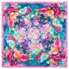 Mai tong lenço de seda 60cm* 60cm flores como brocado pintura a óleo flor senhora imitação de seda pequeno lenço quadrado
