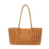 Bolso de Mano Tejido Hueco para Mujer 2026 Nueva Moda Bolso Madre e Hijo Bolso de Hombro para Viajes Diarios y Salidas Bolso de Axila