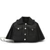 2025 Bolso de Mujer Transfronterizo Nuevo Celebridad de Internet Moda Creativo Estilo Ropa Bolso Cruzado Bolso de Hombro con Cadena de Nicho Bolso de Mujer