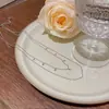 Joyería Transfronteriza Europea y Americana Moda y Exquisito Colgante Nicho Cadena Clavicular No Descolorante Oro de 18K Acero Titanio Accesorios de Collar para Mujer
