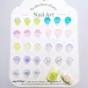Nuevos Accesorios de Arte para Uñas de Patita de Gato Caricatura, Decoraciones de Uñas Portátiles con Brillo Fino Degradado Transparente Hielo, Accesorios de Resina