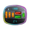 Transfronterizo Q17 Bluetooth Mp3Pd18W Carga Rápida Luz de Pantalla Suministros para Coche Cargador de Encendedor de Cigarrillos Pantalla Digital Carga Rápida Pd