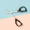 Tijeras Puntiagudas de Acero Inoxidable para Recortar Cejas Tijeras Domésticas de Cabeza Redonda para Vello Nasal y Pestañas Herramientas de Belleza Recorte de Cejas Tijeras de Belleza Multifuncionales