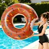 Flotador Inflable de Dona para Adultos y Niños, Universal, Ampliado, Resistente al Desgaste, Equipo Deportivo de Natación, Salvavidas, Disponible en Stock