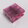 Caja de medicamentos pequeña de doble capa transfronteriza, caja de subembalaje, 12 cajas de medicamentos pequeñas, mini transparente de tamaño pequeño, caja de medicamentos de subembalaje de mano a través de