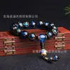 Suministro Personalizado para Transmisión en Vivo de Pulseras de Vidrio Gris Fragante, Cuentas Redondas, Pulseras de Vidrio Gris Fragante, Joyería para Hombres y Mujeres, Douyin Xiaohongshu