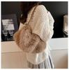 Bolso de Hombro o Axila de Felpa Nuevo de Invierno, Moderno, a la Moda, Elegante, de Gran Capacidad para Mujeres que Van al Trabajo
