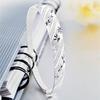 Joias femininas da moda elegante estilo coreano anel push-pull pulseira banhada a prata chuva de meteoros pulseira feminina joias por atacado