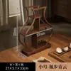 Mesa de Té de Madera Maciza Estante de Almacenamiento Sala de Té China Escritorio Estante Bogu Tetera Pequeña Juego de Té Taza de Té Almacenamiento Exhibición Adornos