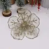 Decoraciones de Navidad, Flores de Navidad Hechas a Mano, Flores Artificiales, Accesorios para Bodas, Ventas al por Mayor de Fabricantes, Flores Decorativas de Navidad