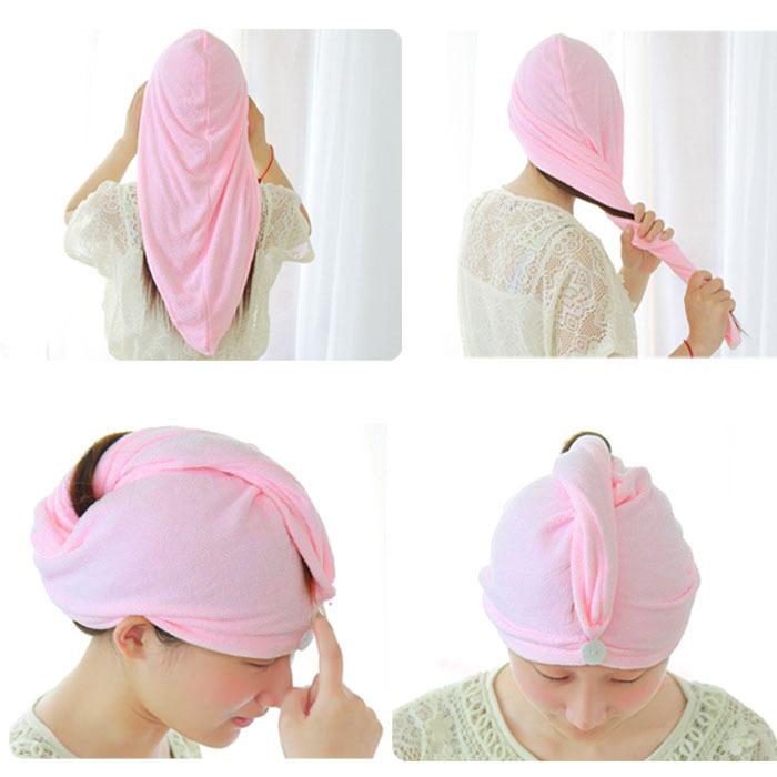 干发帽佩戴方式