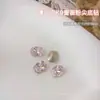 K9 Rosa Rosa Pedrería para Uñas Rosa Claro Súper Brillante Corazón Inclinado Grande Cuadrado Gordo Dulce de Roca Huevo de Paloma Fondo Puntiagudo Pedrería Accesorios para Uñas Decoraciones