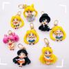 Chaveiro Sailor Moon Água Gelo Lua Fofo Pingente de Carro Pingente de Mochila Criativo Presente para Menina