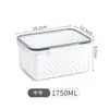 Caja de Drenaje para Almacenamiento de Refrigerador Azul Cuadrada Grado Alimenticio Especial Refrigerado y Congelado Sellada Cocina Fruta y Verdura