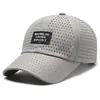 Nueva gorra de béisbol compuesta perforada para deportes al aire libre, gorra nueva ganadora para hombres y mujeres, sombrero con visera solar transpirable