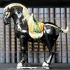 Dinastia Tang Cerâmica Tricolor Cavalo Decoração de Escritório Conjunto de Seis Cavalos Presente Empresarial Sala de Estar Decoração de Casa Artesanato