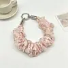 Elástico de pulso em gaze floral fresco e delicado, versátil para celulares e chaves, alça anti-perda universal, em estoque da fábrica