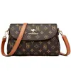 Bolsa feminina de couro genuíno transfronteiriça, bolsa transversal, bolsa da moda, novo modelo 2026, bolsa transversal feminina de alta qualidade, bolsa para mãe de meia-idade