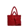 Bolso Nuevo Modelo 2026, Textura de Alta Calidad, Bolso Acolchado Vintage Versátil para Mujer, Bolso de Hombro de Algodón de Gran Capacidad para Mujer