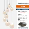 Lustre Redondo Simples Escandinavo para Mesa de Cabeceira Criativo Estiloso para Restaurante Sala de Estar Lustre para Casa Duplex Loft Escada