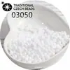 Cuentas de vidrio checas baoshiosa color natural para arroz no se decoloran color sólido pintura al óleo cuentas de porcelana hechas a mano para pulsera DIY