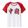 Me encanta ropa para actividad de grupo de actuación de coro de canciones rojas de jardín de infantes camiseta china ropa de clase de estudiante camisa cultural