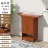 Novo Armário de Entrada Estilo Chinês, Mesa de Altar Moderna Estilo Chinês para Uso Doméstico, Armário Simples com Portas, Mesa de Canto, Armário de Cama Chinês Estilo Antigo
