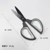 Tijeras Resistentes para Huesos de Pollo Personalizables Abrebotellas Acero Inoxidable Suplemento Alimenticio Tijeras Grandes Multifuncionales Espesadas Tijeras de Cocina