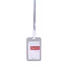 Juego de tarjetas tarjeta de trabajo insignia de doble cara cuerda para colgar tarjeta de exposición tarjeta de trabajo etiqueta de control de acceso para autobús etiqueta de empleado