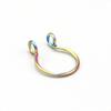 Anillo nasal falso de acero inoxidable de venta caliente europeo y americano, clip nasal, clavo para la nariz, joyería sin perforación, venta caliente de comercio electrónico transfronterizo