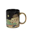 Taza Termosensible Cultural de Estilo Nacional para Regalo Personal de Negocios Taza que Cambia de Color Gráfico Personalizado Taza de Alta Gama Chapada en Oro