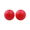 Acessórios para Colares Artesanais DIY com Contas de Silicone 9mm Transfronteiriços Acessórios para Pulseiras com Contas Redondas com Furo Reto Contas Soltas Venda por Atacado