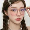 Gafas Ouleo 2026 Nuevas con Filtro de Luz Azul al por Mayor Productos Terminados de Moda Película Azul Transparente Protección Ocular para Computadora y Teléfono Móvil Gafas sin Graduación