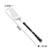 Amazon Transfronterizo Acero Inoxidable Imitación Mango de Madera Cuchillo Pequeño de Cintura de Hombre, Tenedor y Cuchara Juego de Vajilla Occidental de Cuatro Piezas para Boda