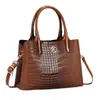 Bolsos de Moda para Mujer 2025 Nuevos Bolsos de Mujer con Patrón de Cocodrilo Bolsos de Moda Europeos y Americanos Bolso de Hombro Único Cruzado