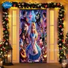 Tela de Fondo Nueva para Halloween Transfronteriza Cubierta de Puerta Popular de Gama Alta para Escena de Fiesta en Interiores y Exteriores Tela Colgante Personalización