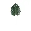 Hoja de Tortuga Artificial Tropical Fiesta Hawaiana Planta Verde Artificial Decoración de Globos de Boda Hojas de Bambú Tropicales de Tortuga