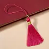 Borla de Flecos con Cuentas de 6 cm Marcapáginas Adornos DIY Borlas Pequeñas Colgantes Abanico Colgante de Abanico Accesorios Decorativos Bolsita Bolsita Borlas Colgantes