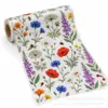 Impressão UV película de vidro fosco Campo de flores silvestres Padrão decorativo de adesivo de janela atacado