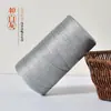 Fio de seda gelada, fita plana de algodão mercerizado e linho para almofadas tecidas à mão DIY, sapatos, chapéus de proteção solar primavera/verão e tecelagem de bolsas