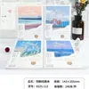 6525 Lindo Bloc de Notas de Goma Estilo Japonés A5 Línea Horizontal Dibujo Animado Estudiante Aula Cuaderno Papelería Estudiante Cuaderno